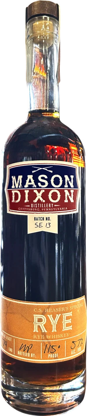 Mason Dixon Distillery Spirit - Special Edition Rye Whiskey
