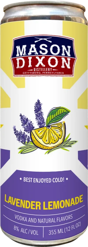 Mason Dixon Distillery - Canned Cocktail - Lavender Lemonade