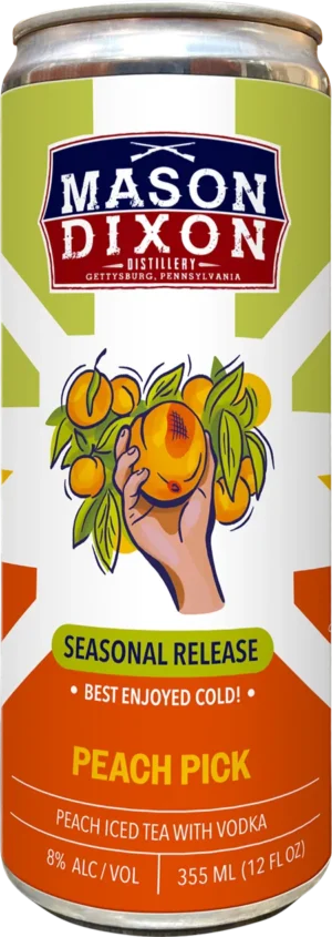 Mason Dixon Distillery - Canned Cocktail - Peach Pick