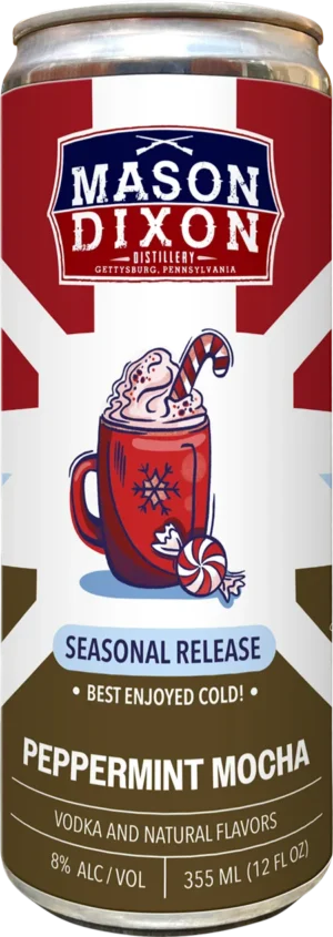 Mason Dixon Distillery - Canned Cocktail - Peppermint Mocha