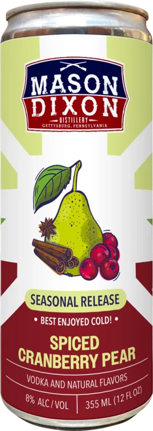 Mason Dixon Distillery - Canned Cocktail - Spiced Cranberry Pear