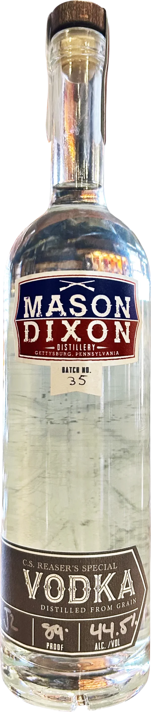 Mason Dixon Distillery Spirit - Vodka