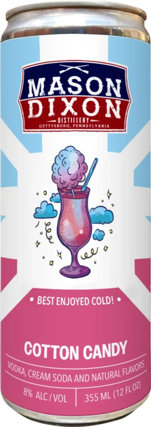 Mason Dixon Distillery - Canned Cocktail - Cotton Candy